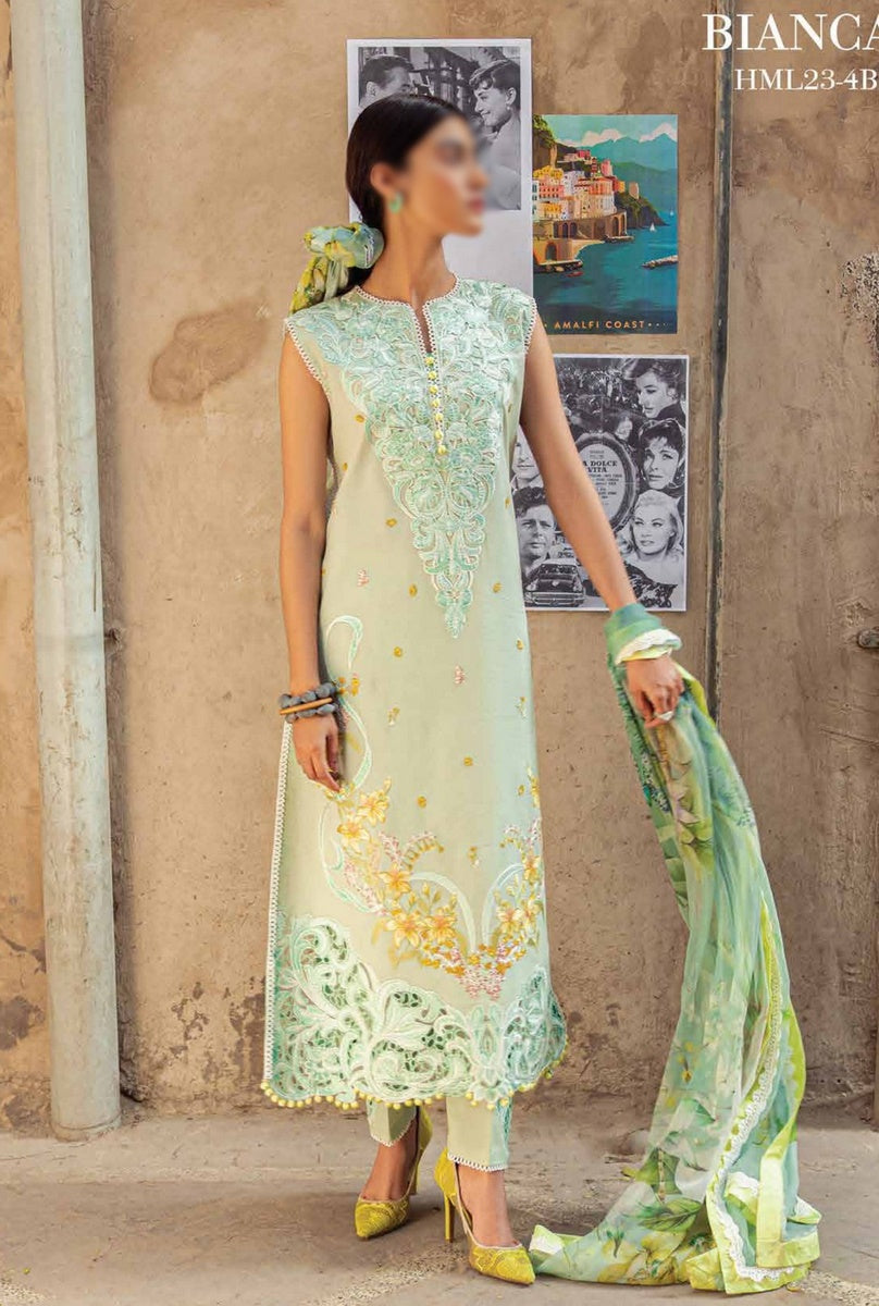 HML 4B  BIANCA MUSHQ TESORO HEMLINE Spring Summer 2023 Unstitched Collection