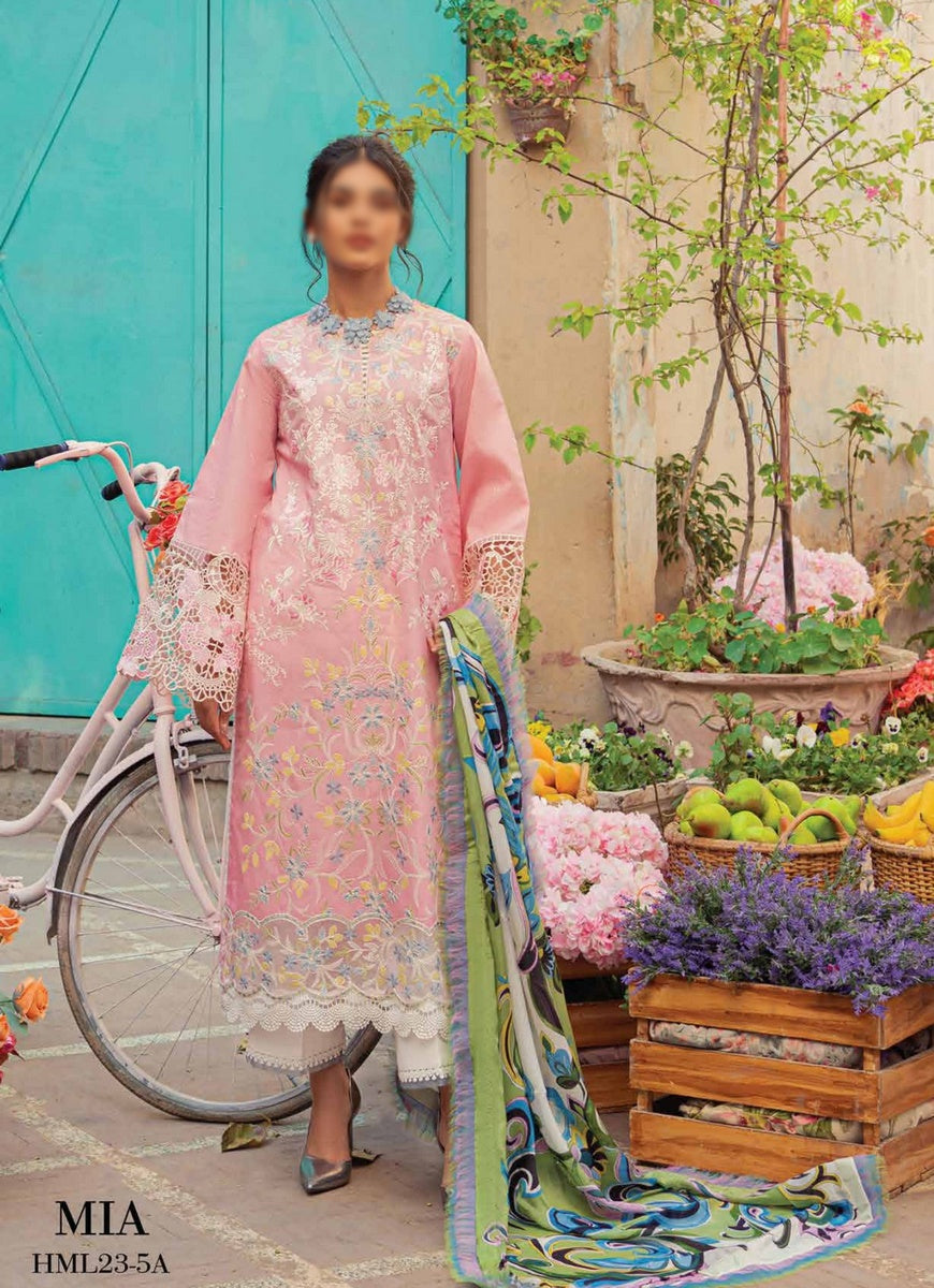 HML 5A MIA MUSHQ TESORO HEMLINE Spring Summer 2023 Unstitched Collection
