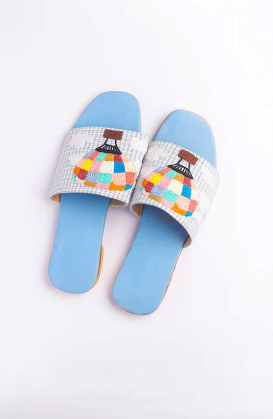 Khussa Darbar Fastive Style Slipper Hot-Air Balloon