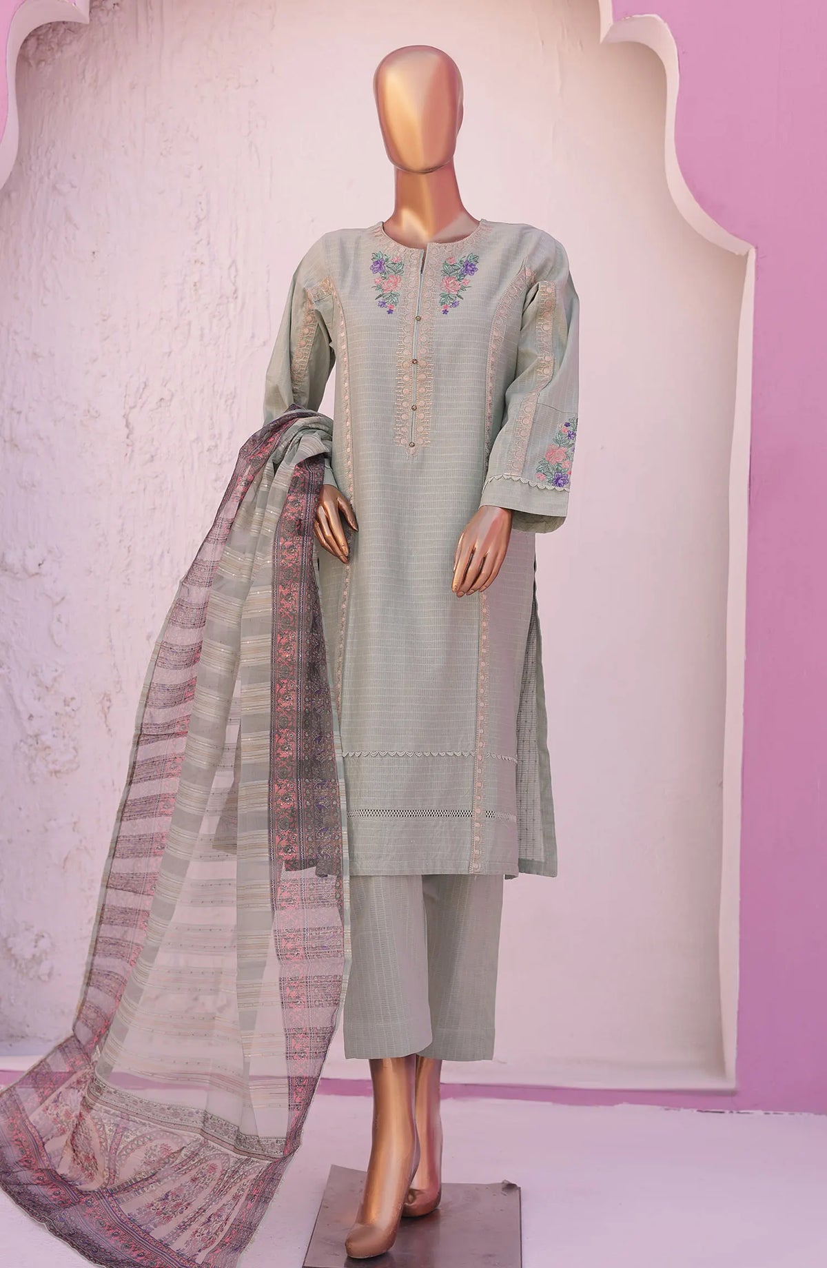 Qalamkar with Fancy Dupatta Vol 02 - HS 175 C