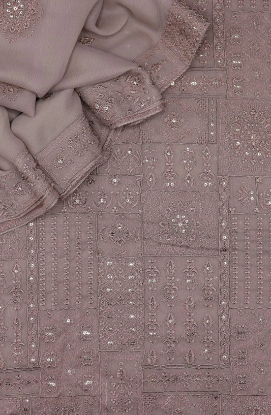 Haneen Unstitched Exclusive Embroidered Crinkle Chiffon Collection 2024 - HUEEC 03