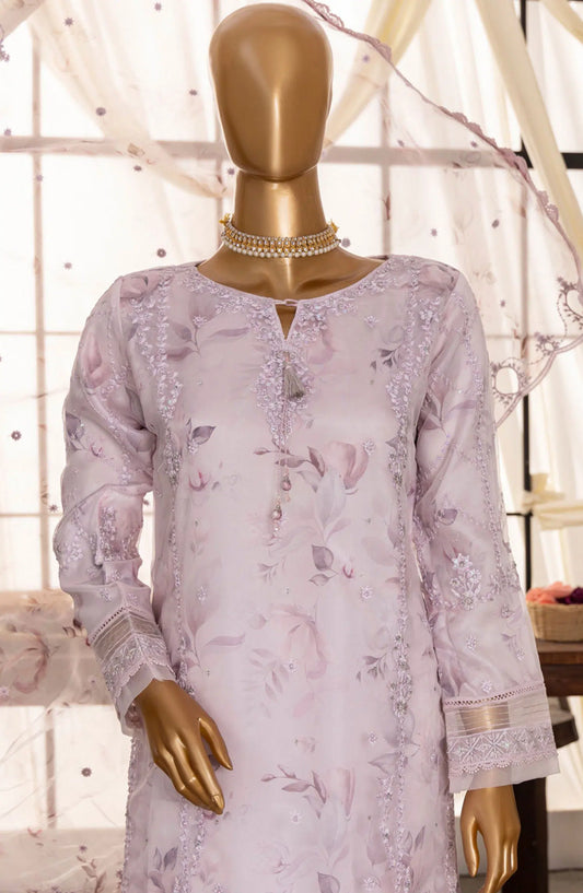 HZ RTW Shaahkaar Embroidered Printed Formal Vol 03 - HZK-143 LILAC