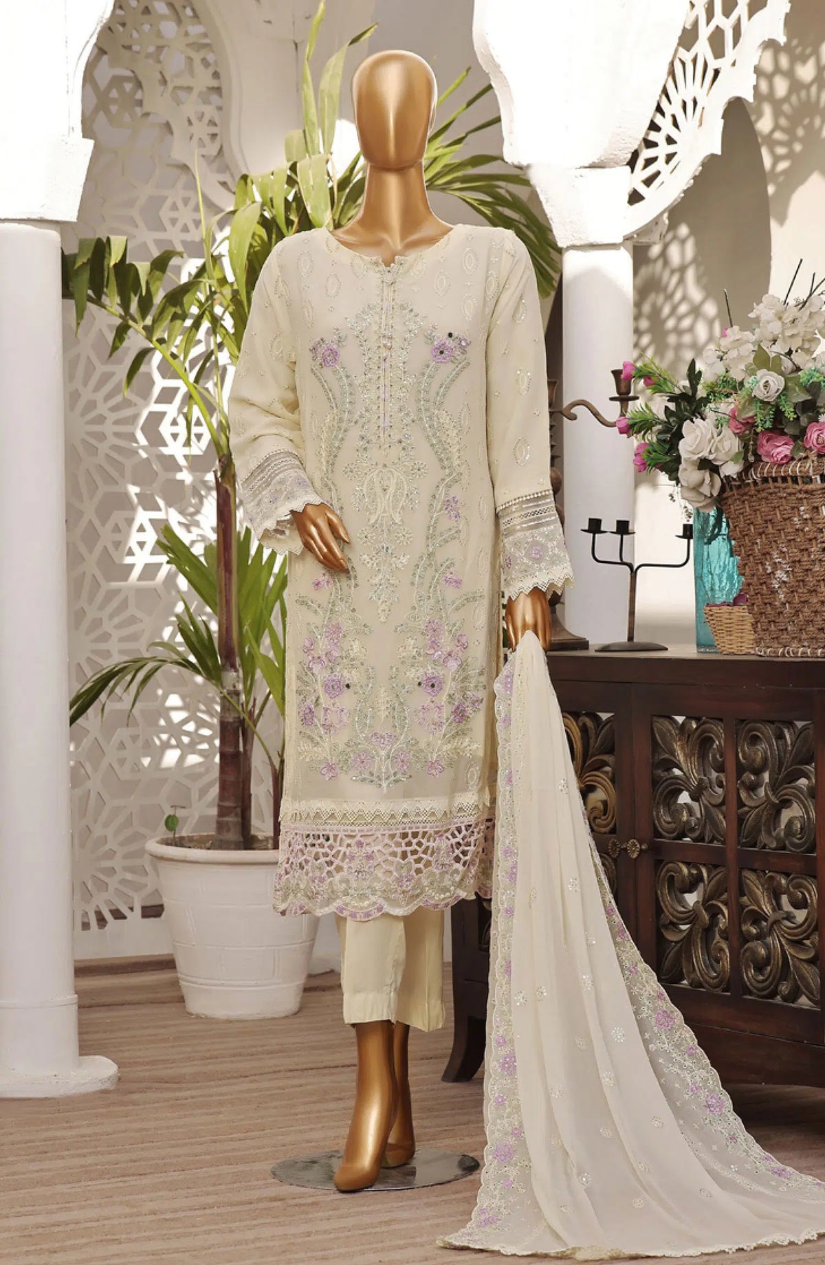 HZ RTW Fasane Chiffon Collection Vol 03 - HZK-164 LEMON