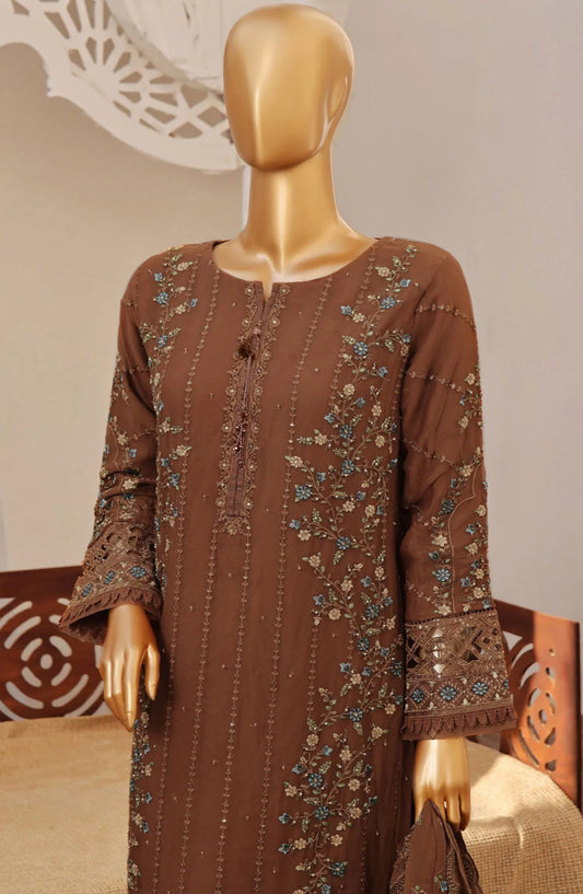 HZ RTW Fasane Chiffon Collection Vol 03 - HZK-165 BROWN