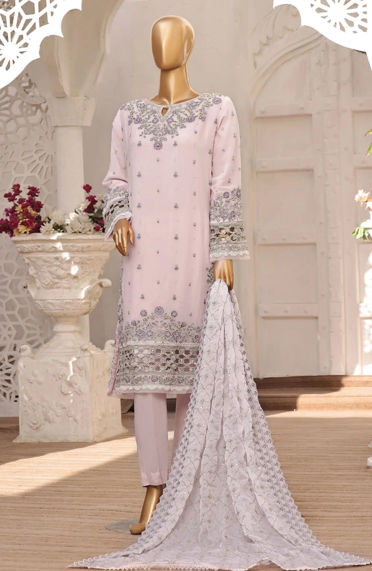 HZ RTW Fasane Chiffon Collection Vol 03 - HZK-166 PINK