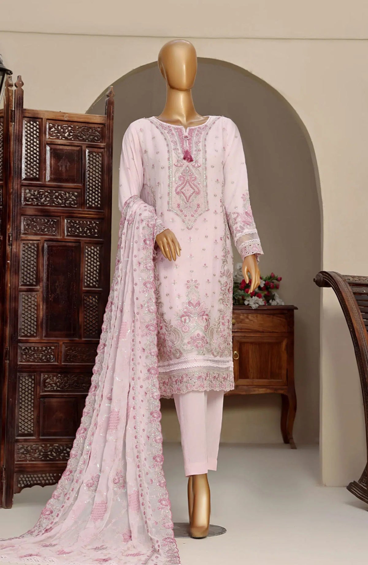 HZ RTW Fasane Chiffon Collection Vol 04 - HZK-168-LILAC