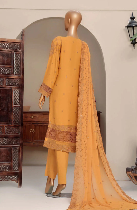 HZ RTW Fasane Chiffon Collection Vol 04 - HZK-170-MUSTARD