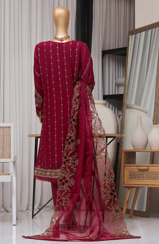 HZ RTW Fasane Chiffon Collection Vol 05 - HZK-173-MAROON