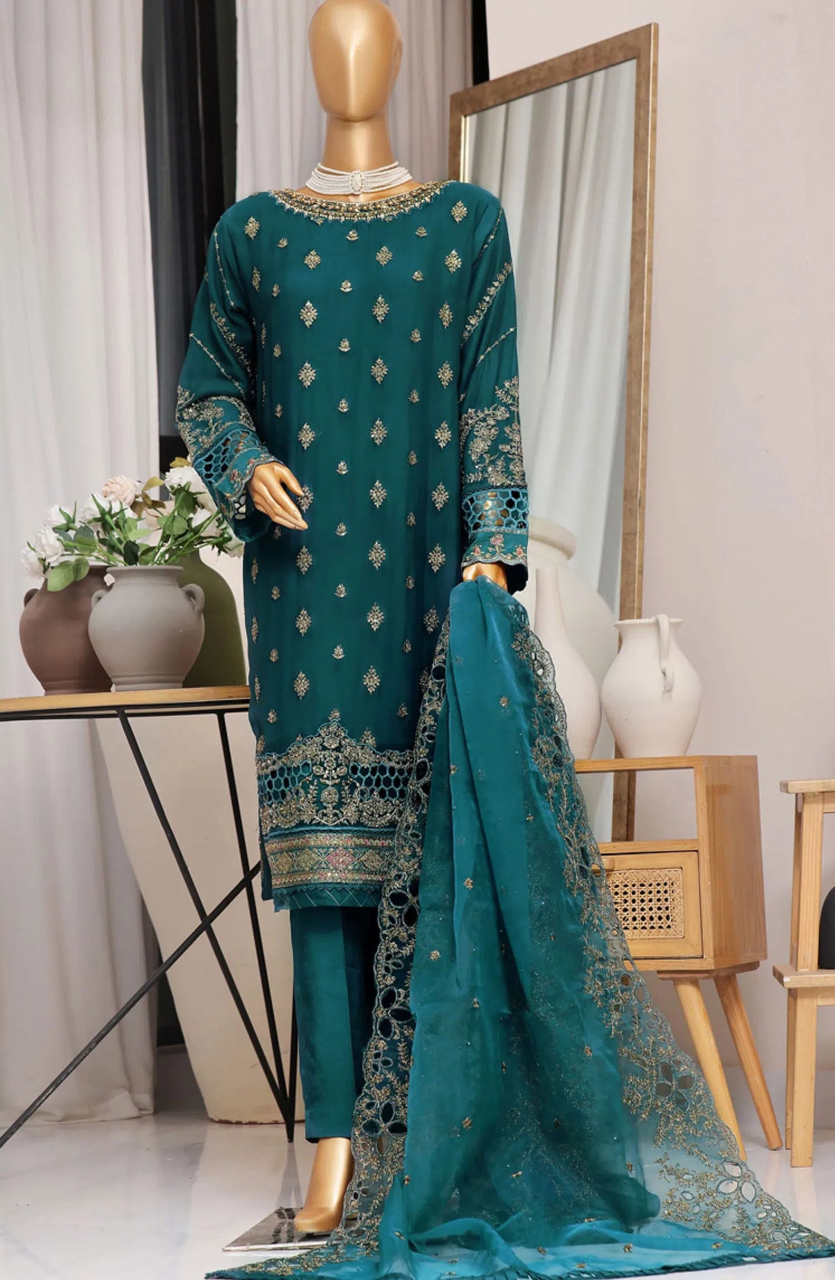 HZ RTW Fasane Chiffon Collection Vol 05 - HZK-173-ZINC