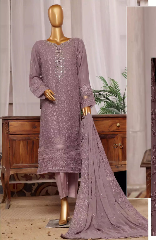 HZ RTW Fasaane Chiffon Collection Vol 06 - HZK 186 Mauve