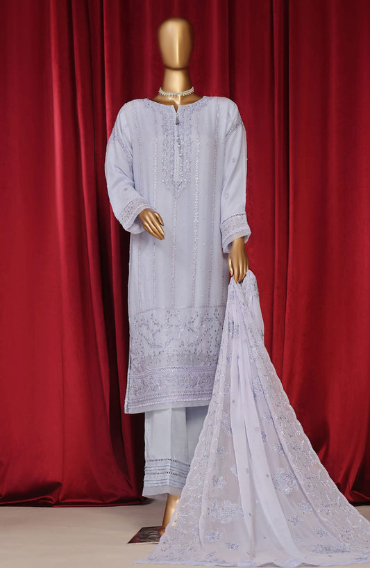 HZ RTW Fasaane Embroidered Chiffon Formals Vol 08 - HZK 195 Pastel Blue