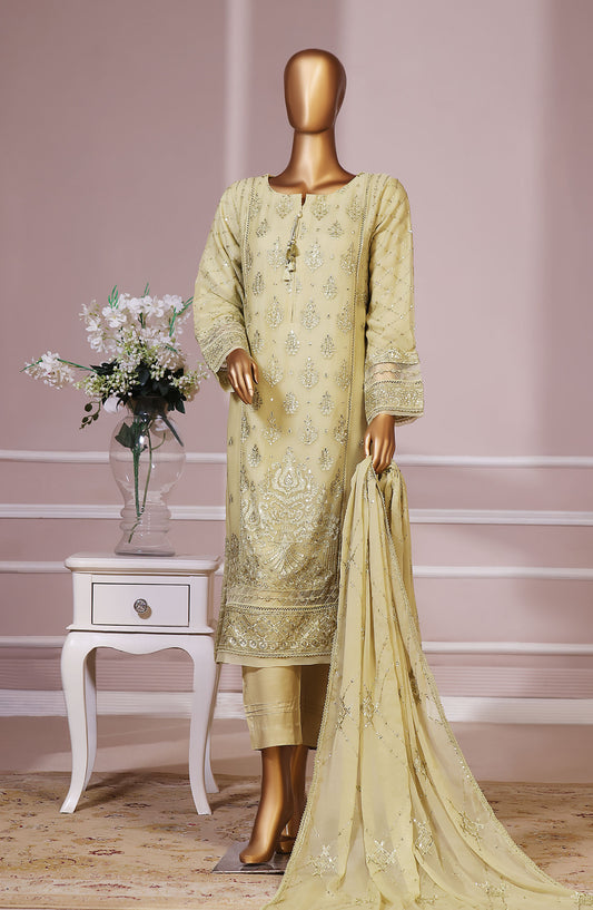 Luxury Formal Chiffon RTW Collection by HZ Textiles - HZK 118 Light Green