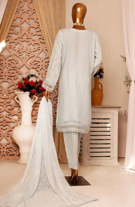 HZ RTW Fasaane Chiffon Collection Vol 02 - HZK 155 LIGHT BLUE