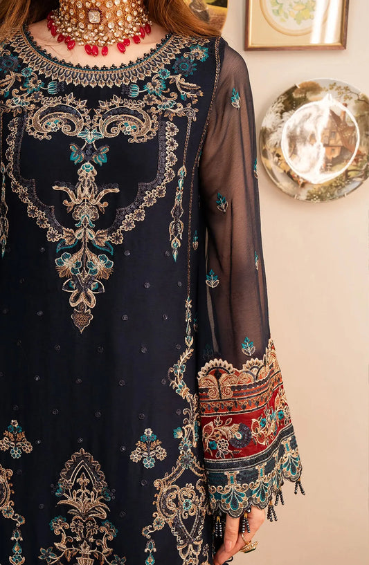 Noor Jahan Luxury Chiffon Collection 2024 - I-201 Husn