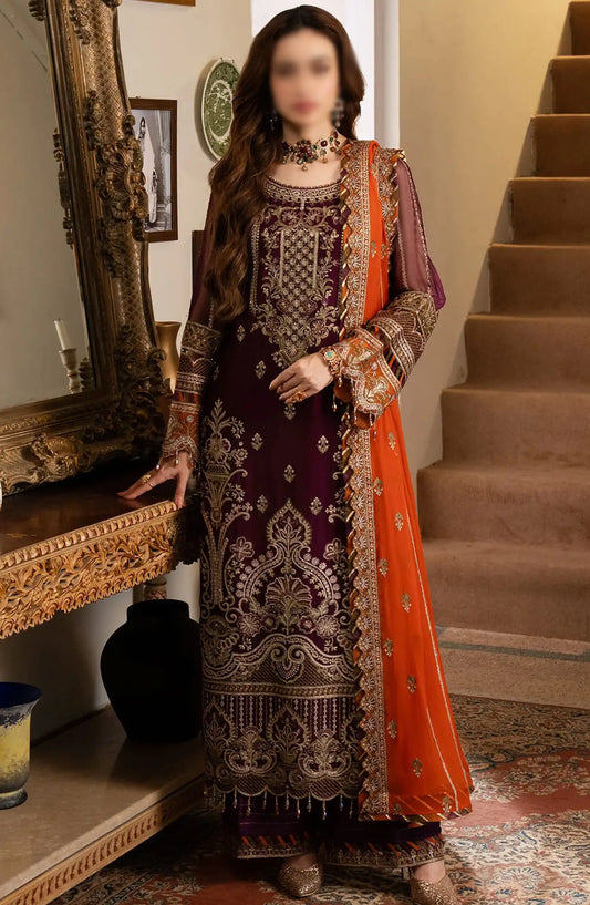 Noor Jahan Luxury Chiffon Collection 2024 - I-206 Chandni