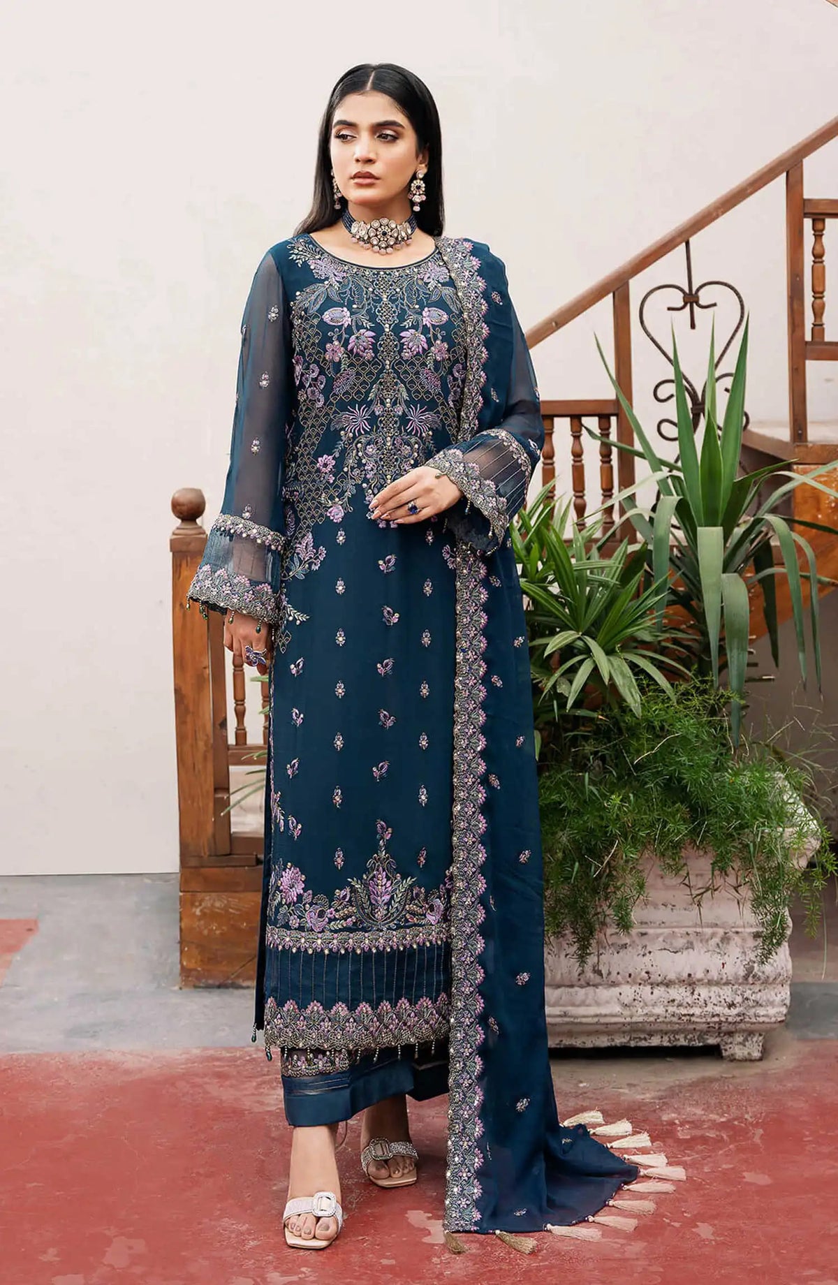 Imrozia Serene Sitarah Luxury Chiffon Collection 2024 - I-212 Chamak