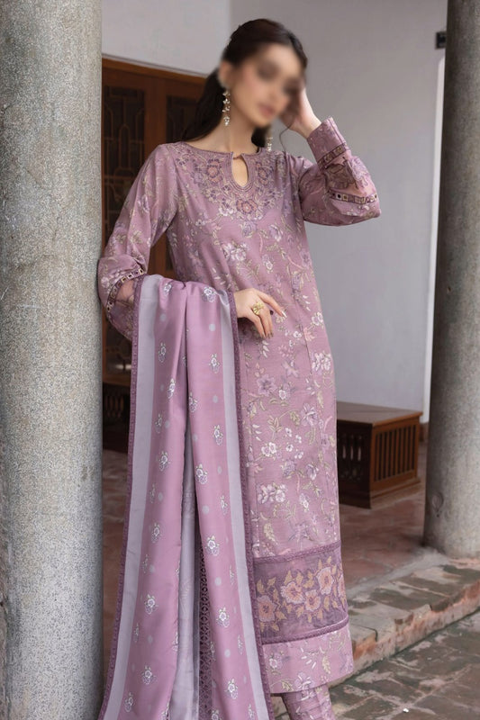 Jahan Ara Unstitched Winter Prints Collection - IJK 06 Delaram