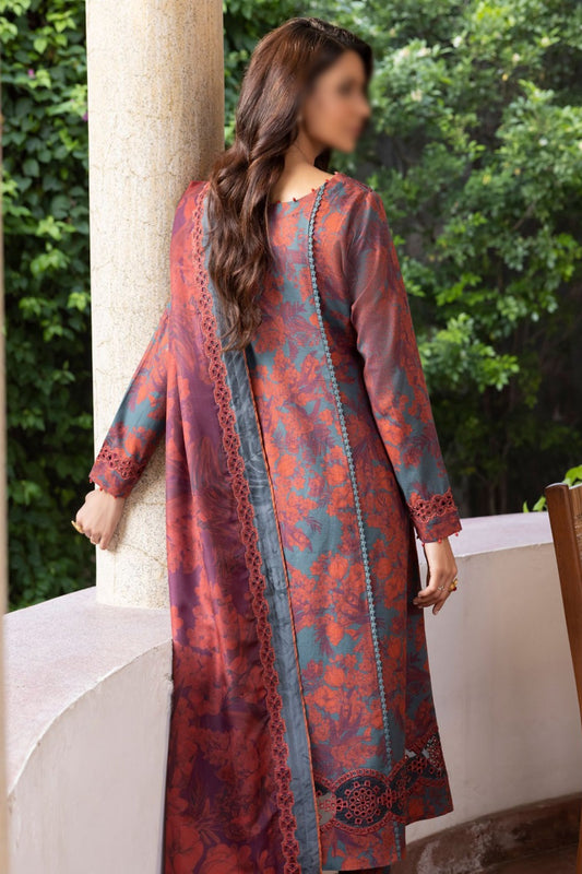 Jahan Ara Unstitched Winter Prints Collection - IJK 10 Mahnaz