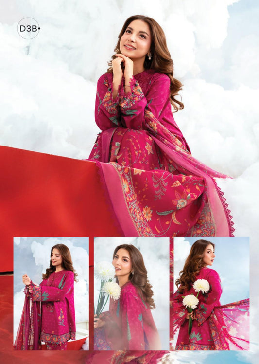 M Basics By Maria. B Unstitched 3 Piece Lawn Suite - MB-CUSV14-03B - MB26CUSV14 - Summer Collection D-6