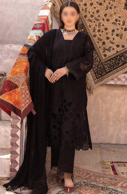 Johra Shafaq 4 Pcs Chikankari Lawn Collection 2024 - JH 221