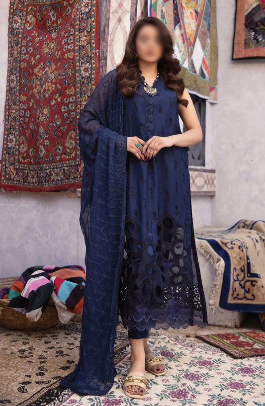 Johra Shafaq 4 Pcs Chikankari Lawn Collection 2024 - JH 224