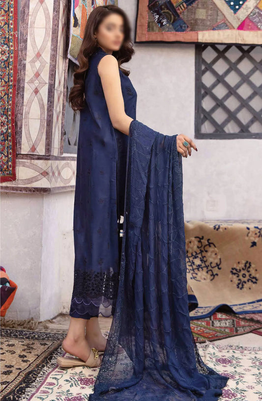 Johra Shafaq 4 Pcs Chikankari Lawn Collection 2024 - JH 224