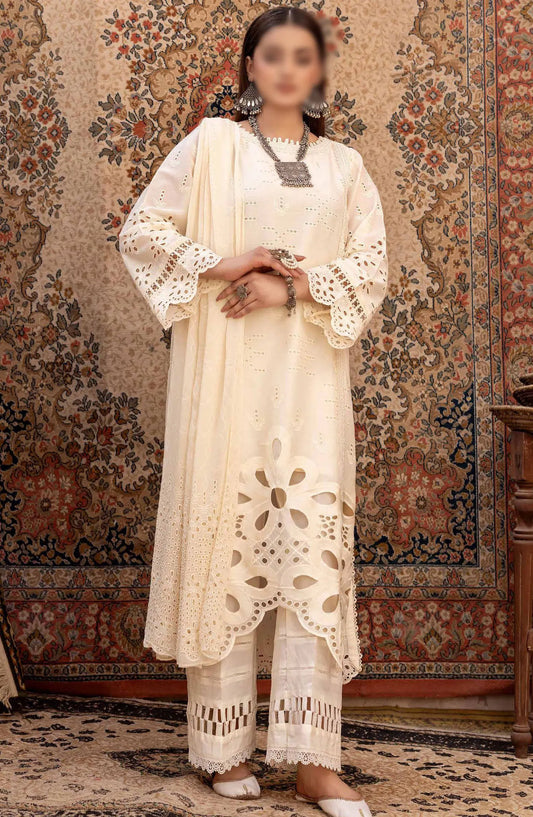 Johra Shafaq 4 Pcs Chikankari Lawn Collection 2024 - JH 225