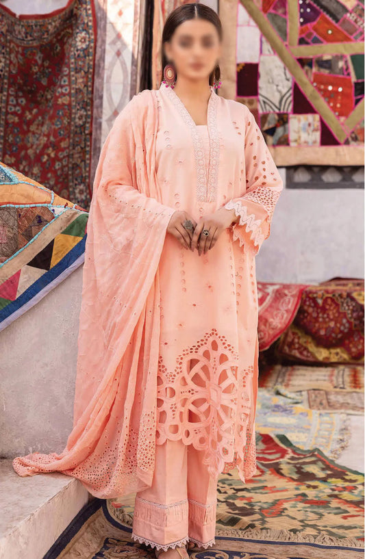 Johra Shafaq 4 Pcs Chikankari Lawn Collection 2024 - JH 229