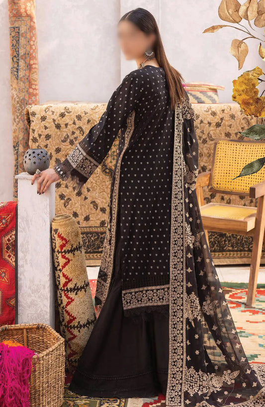 Johra Naqsh Embroidered Banarsi Jacquard Lawn Collection - JH 236