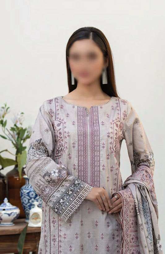 Johra Parwaaz Embroidered Printed Lawn Collection 2024 - JH 303