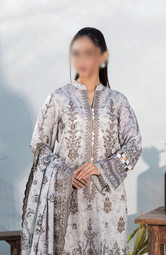 Johra Parwaaz Embroidered Printed Lawn Collection 2024 - JH 309