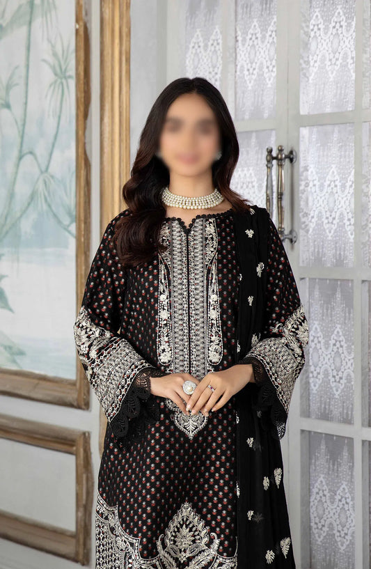 Johra Nasheman Embroidered Banarsi Jacquard Lawn Collection 2024 - JH 535