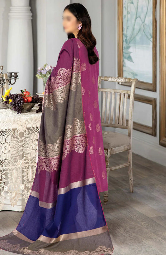 Johra Mysa Banarsi Jacquard Lawn Collection 2024 - D 553