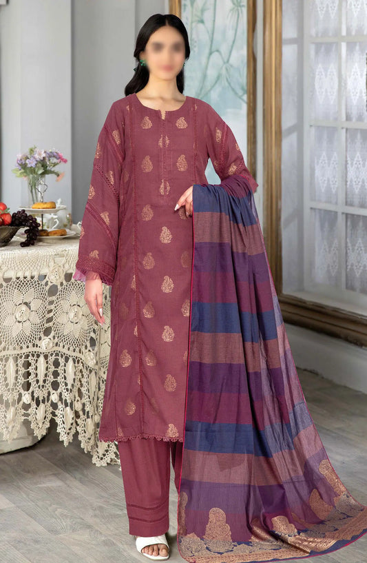 Johra Mysa Banarsi Jacquard Lawn Collection 2024 - D 555
