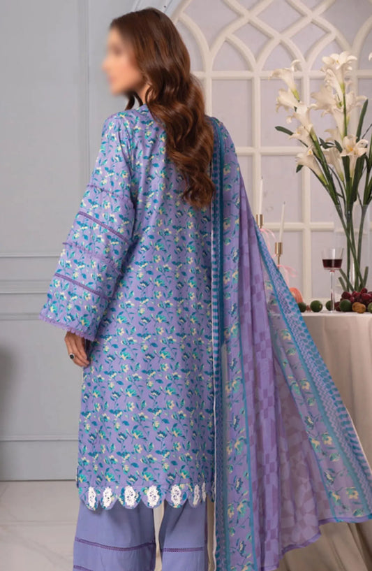 Johra Zoya Embroidered Printed Chikankari Lawn Collection 2024 - JH 981