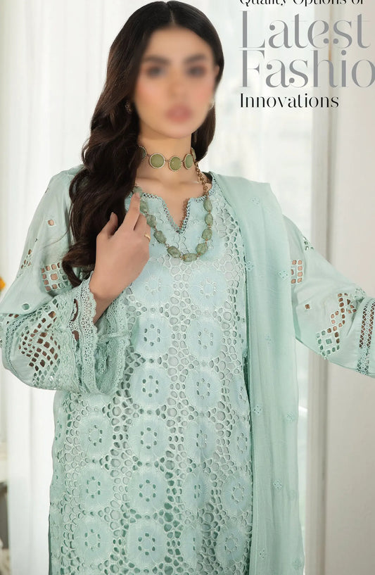 Johra Uzuri Chikankari Lawn Collection 2024 - JH 113