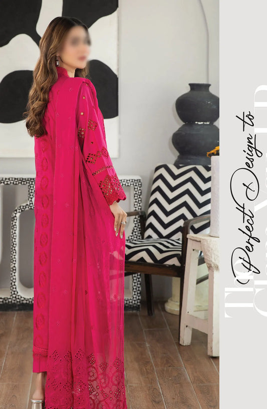 Johra Uzuri Chikankari Lawn Collection 2024 - JH 117