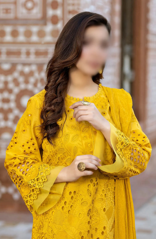 Johra Rozeria Chikankari Lawn Collection 2024 - JH 151