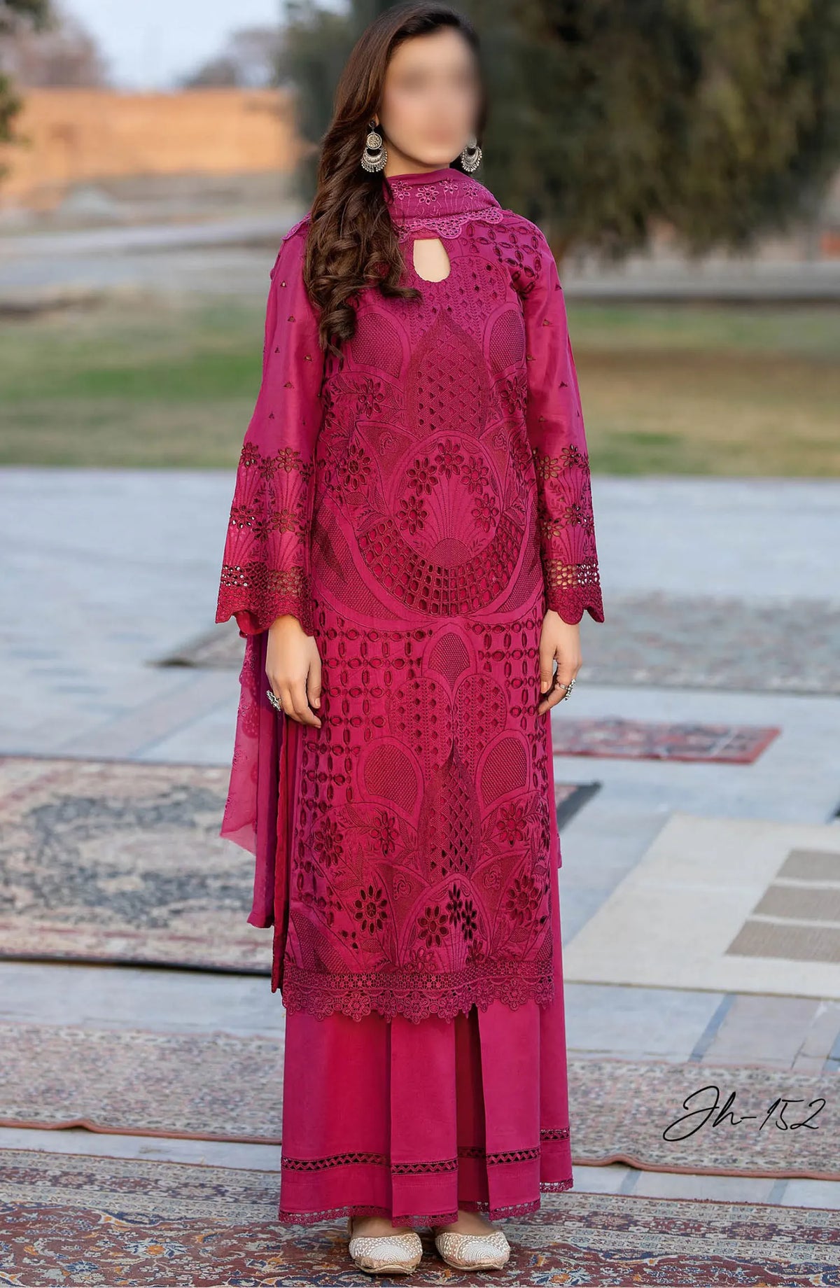 Johra Rozeria Chikankari Lawn Collection 2024 - JH 152
