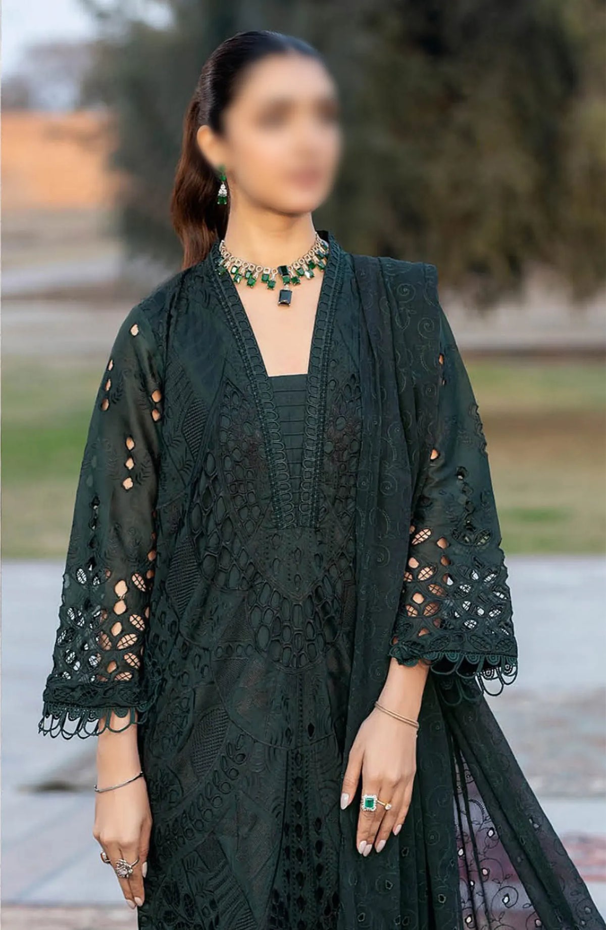 Johra Rozeria Chikankari Lawn Collection 2024 - JH 154