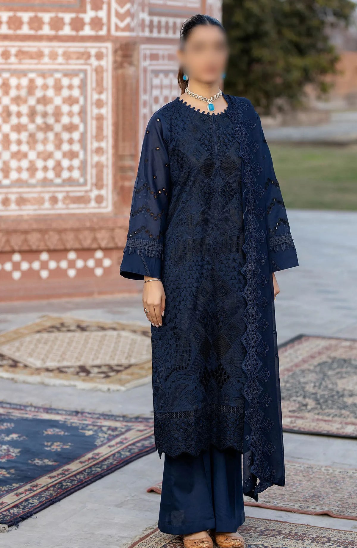 Johra Rozeria Chikankari Lawn Collection 2024 - JH 155