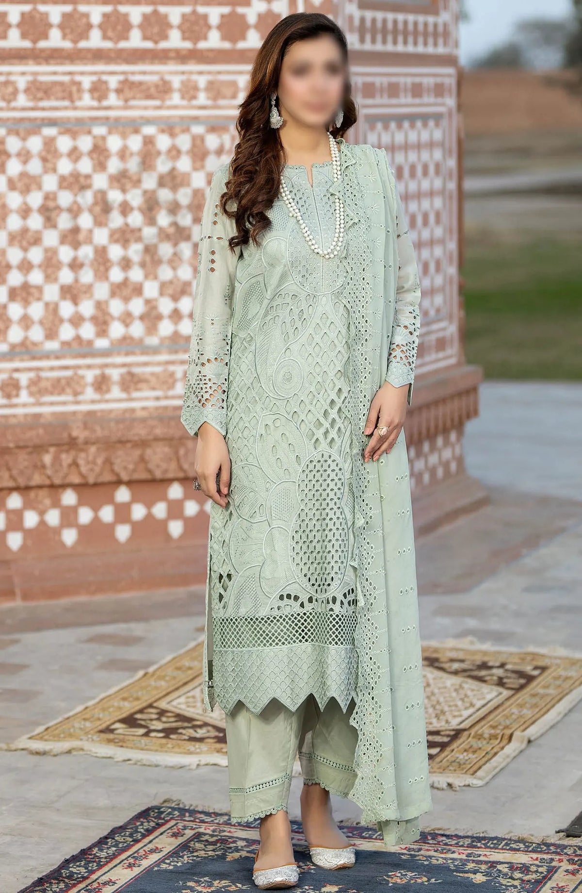 Johra Rozeria Chikankari Lawn Collection 2024 - JH 156