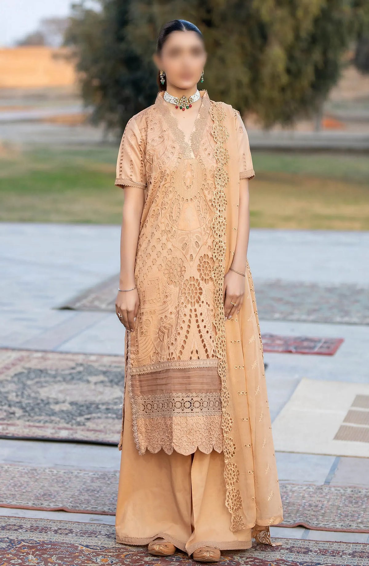 Johra Rozeria Chikankari Lawn Collection 2024 - JH 158