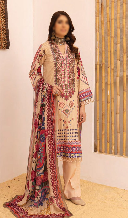 JH 361 Johra Sahil Embroidered Digital Printed Lawn Collection