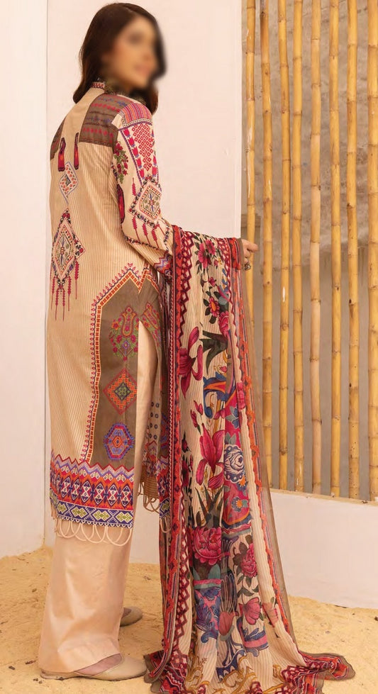 JH 361 Johra Sahil Embroidered Digital Printed Lawn Collection