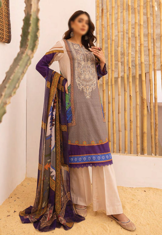 JH 365 Johra Sahil Embroidered Digital Printed Lawn Collection