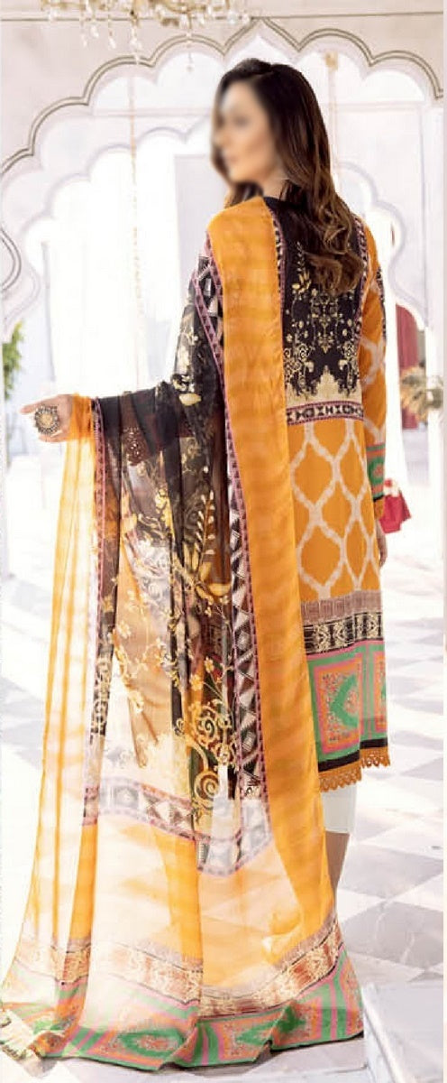 JH 403 Johra Icon Embroidered Digital Printed Lawn Collection