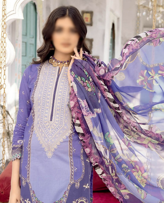 JH 405 Johra Icon Embroidered Digital Printed Lawn Collection