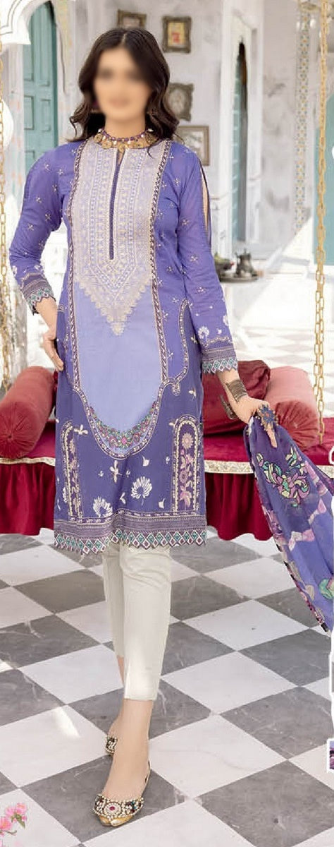 JH 405 Johra Icon Embroidered Digital Printed Lawn Collection