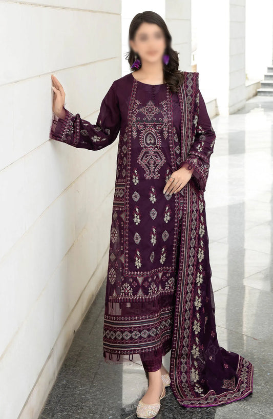 Johra Elysia Embroidered Lawn Collection 2024 - JH 884